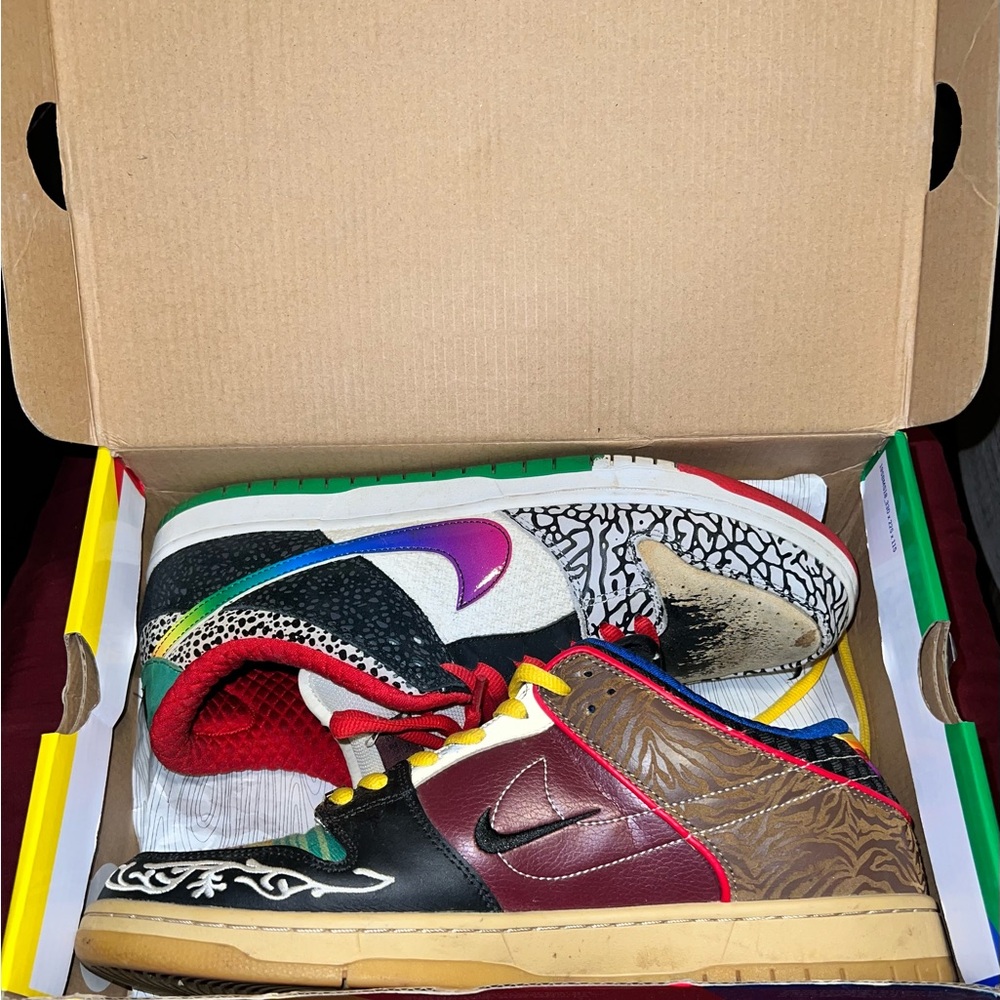 Size 13 Nike SB Dunk What the p rod